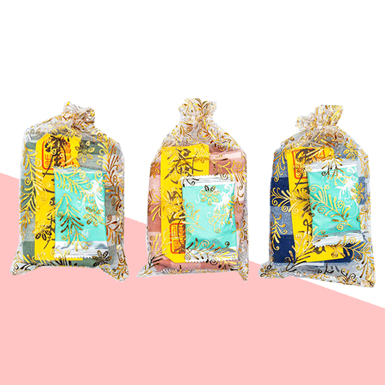 小方巾-紗布大方格+網符皂