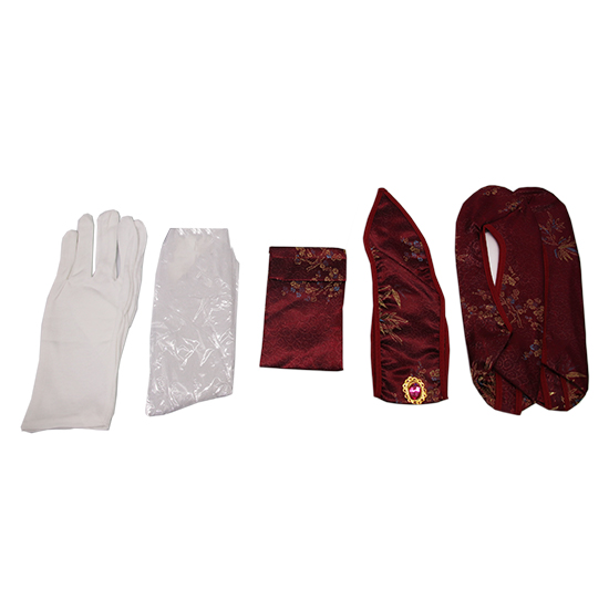 鳳仙-三彩竹菊梅醬紅