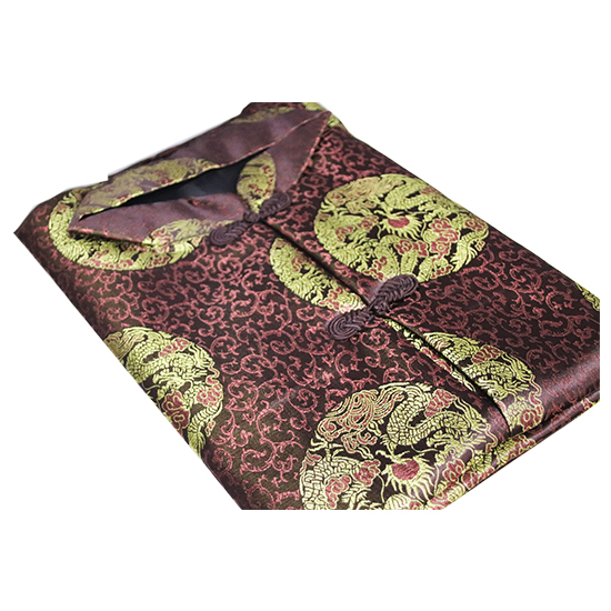 馬褂-三彩緹咖金龍