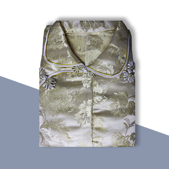 鳳仙-三彩金線牧丹金黃