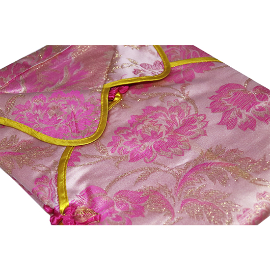 鳳仙-三彩金線粉色牡丹