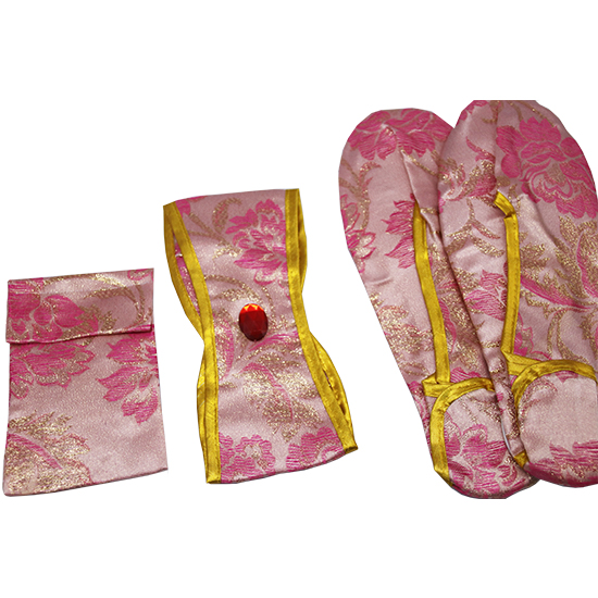 鳳仙-三彩金線粉色牡丹