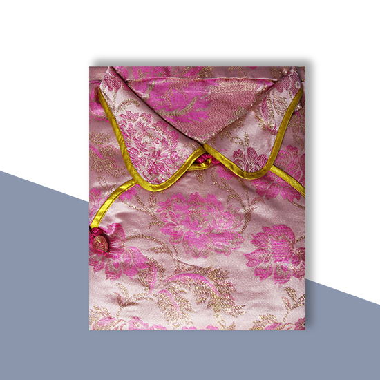 鳳仙-三彩金線粉色牡丹