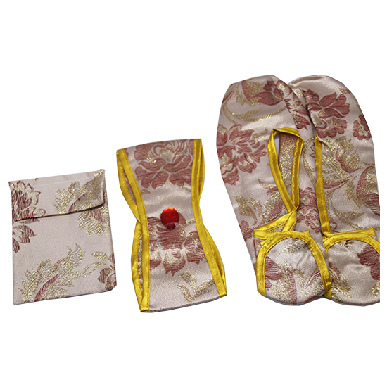 鳳仙-三彩金線紫紅牡丹