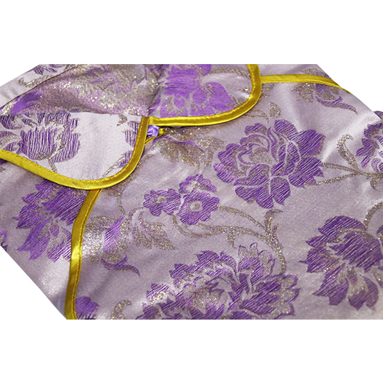 鳳仙-三彩金線紫金牡丹