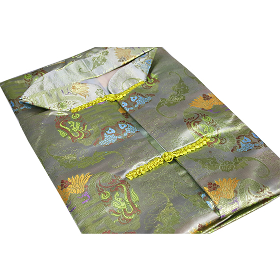 馬褂-五彩金線百匯圖銀綠