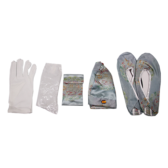 馬褂-五彩長城格銀灰