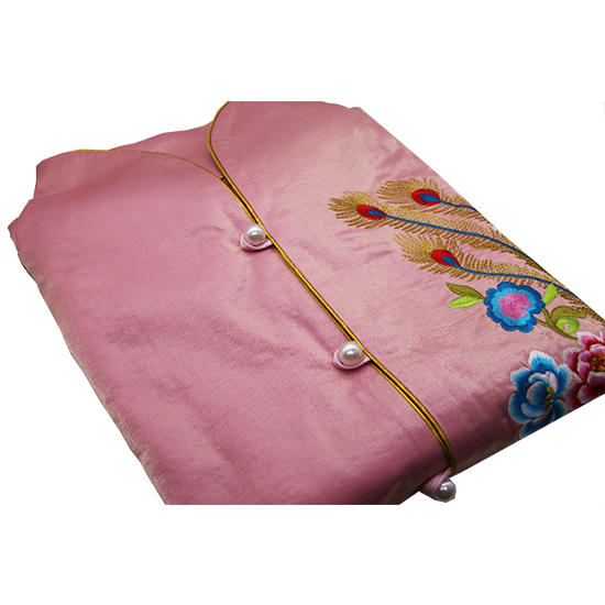 現代時裝衣裙-孔雀花粉