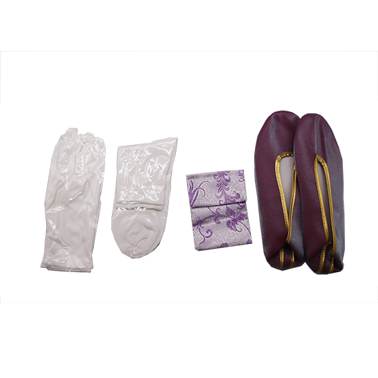 現代時裝衣裙-孔雀花紫