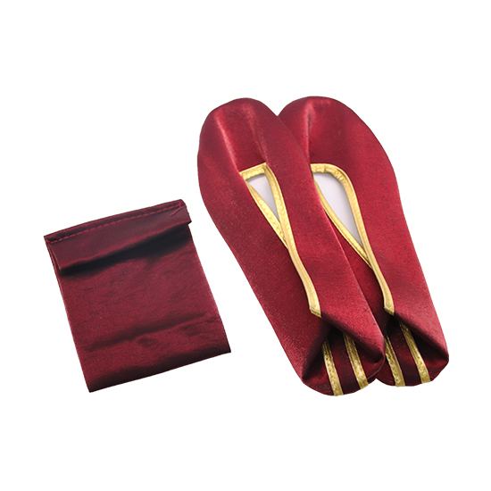 現代時裝衣裙-梅花棗紅