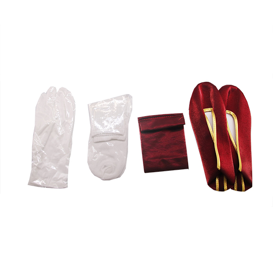 現代時裝衣裙-梅花棗紅