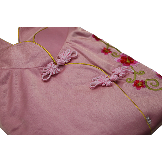 現代時裝衣裙-梅花粉