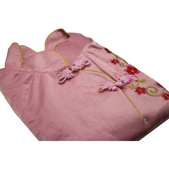 現代時裝衣裙-梅花粉