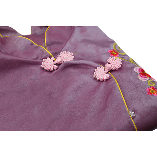 現代時裝衣裙-梅花紫