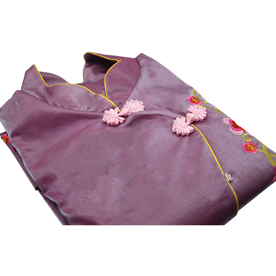 現代時裝衣裙-梅花紫