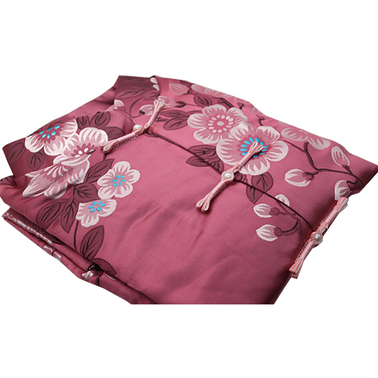 現代時裝衣裙-白梅綢粉