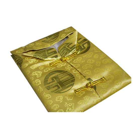 馬褂-祥雲壽紋綠泥金