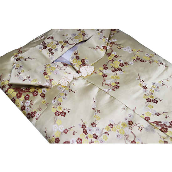 衣裙-三彩梅花香檳