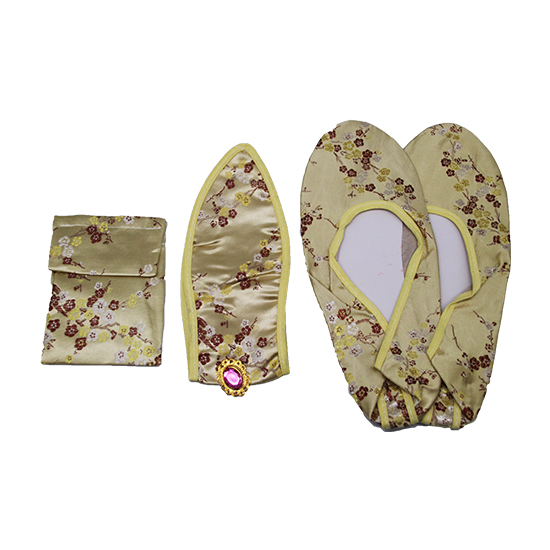 衣裙-三彩梅花香檳