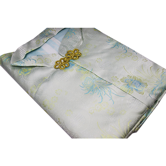 衣裙-三彩水藍壽菊