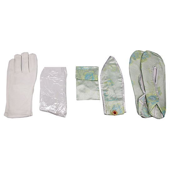 衣裙-三彩水藍壽菊