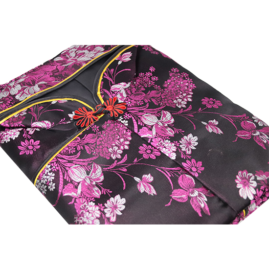 衣裙-三彩牡丹花黑紅