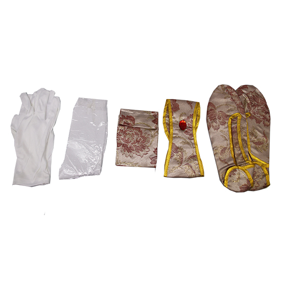 衣裙-三彩金線棗紅金牡丹