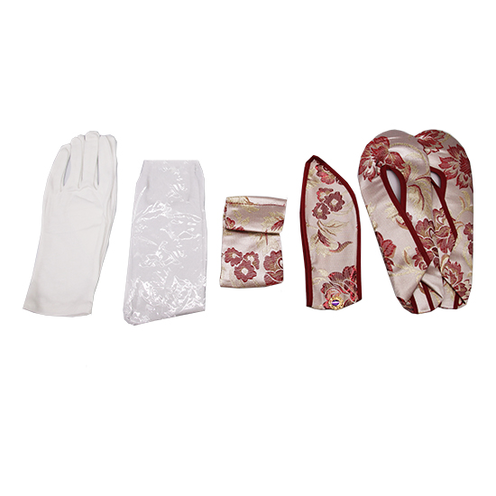 衣裙-三彩金線紫紅牡丹