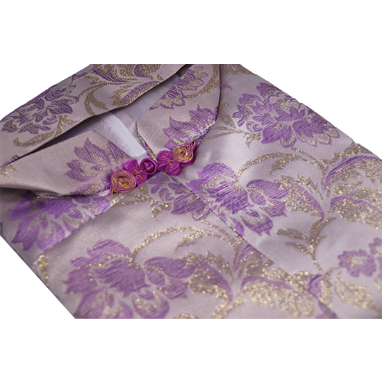 衣裙-三彩金線紫金牡丹