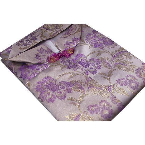 衣裙-三彩金線紫金牡丹