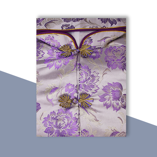 衣裙-三彩金線紫金牡丹