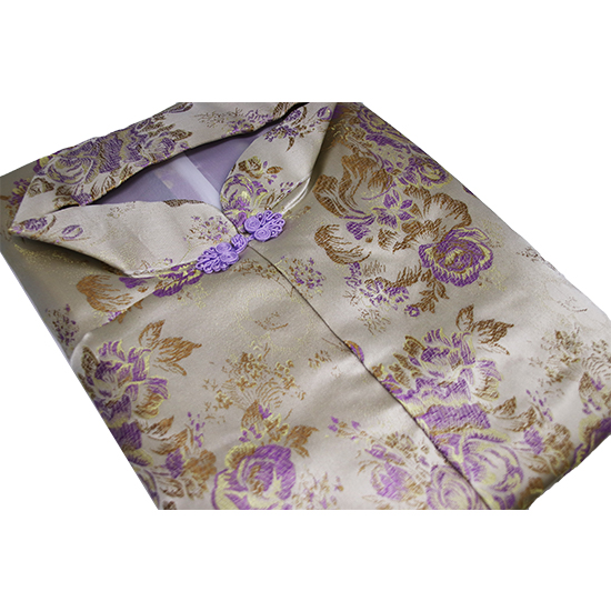 衣裙-三彩香檳紫金牡丹