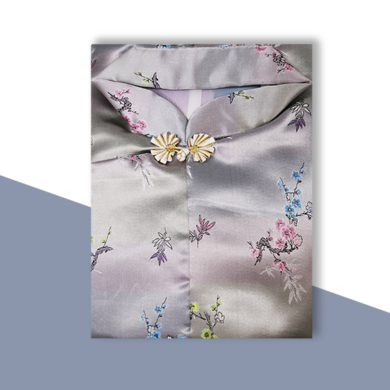 衣裙-五彩四季梅花銀