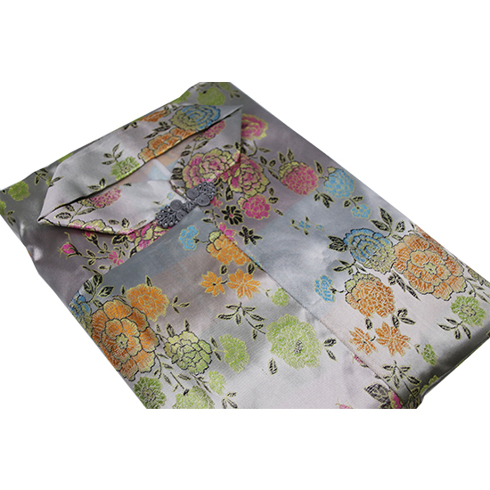 衣裙-五彩牡丹銀