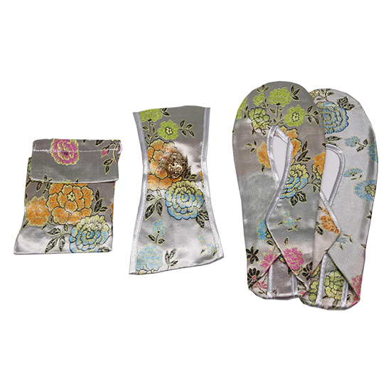 衣裙-五彩牡丹銀