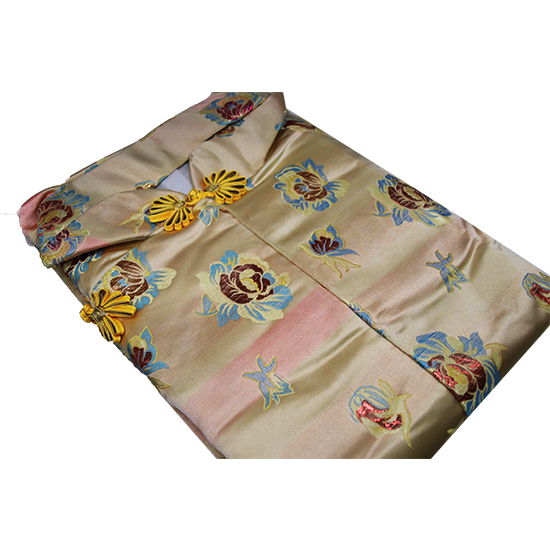 衣裙-五彩金線玫瑰花泥金