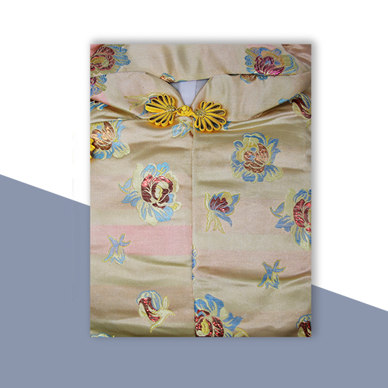 衣裙-五彩金線玫瑰花泥金