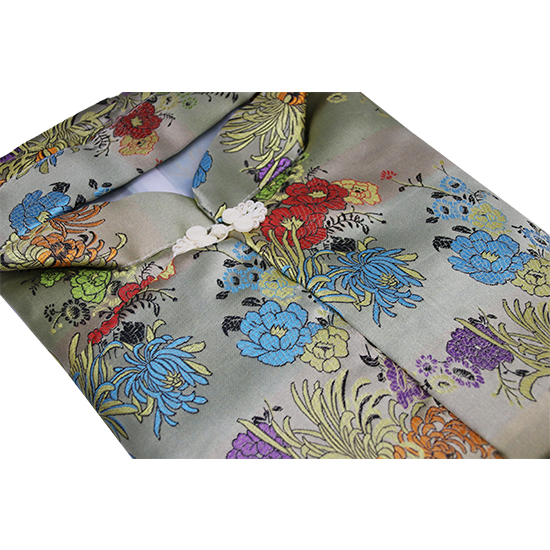 衣裙-五彩金菊牡丹泥金