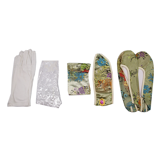 衣裙-五彩金菊牡丹泥金