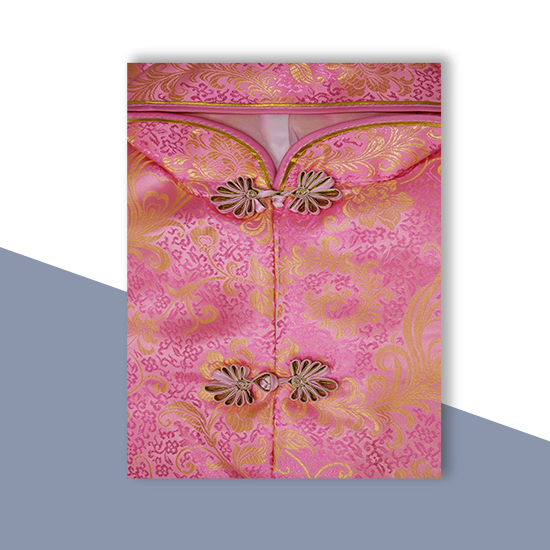 衣裙-粉金線鳳尾-852K