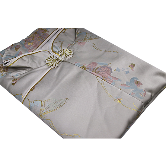 衣裙-蝴蝶花金線淺綠