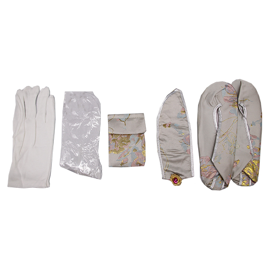 衣裙-蝴蝶花金線淺綠