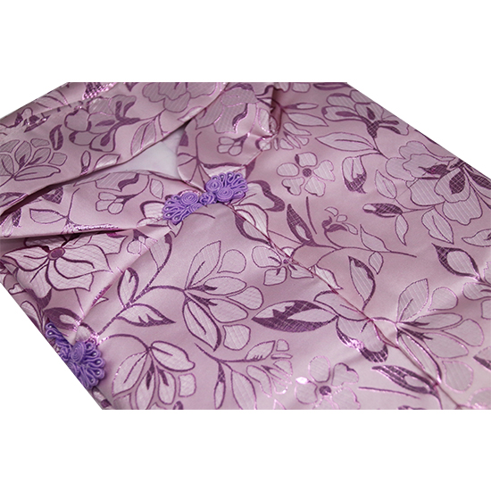 衣裙-金線緹花紫